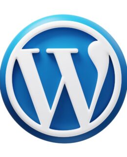 WordPress icon in 3D Fluency style